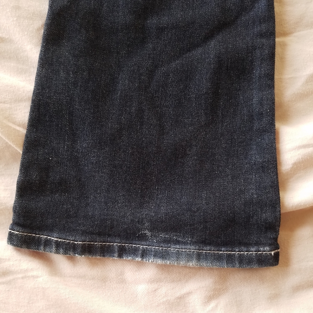 LA Idol USA Blingy Cross Flap Pocket Blue Jean - Picture 5 of 11